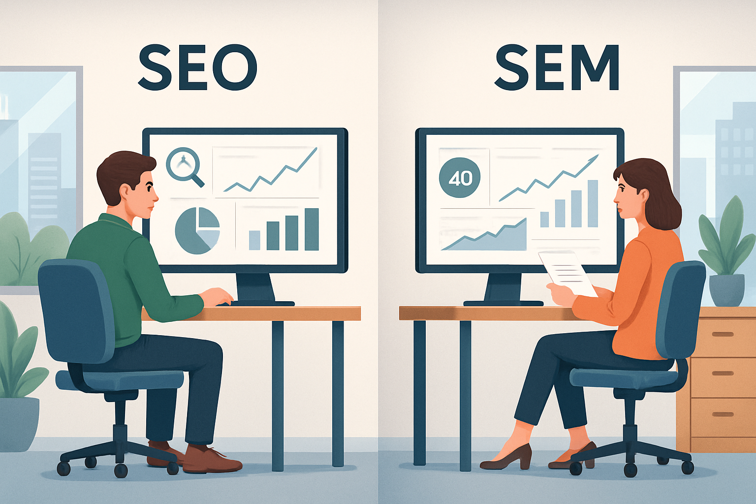 discover the key differences between sem and seo in 2025. learn essential strategies, industry trends, and best practices every digital marketer needs to succeed in the evolving digital landscape.